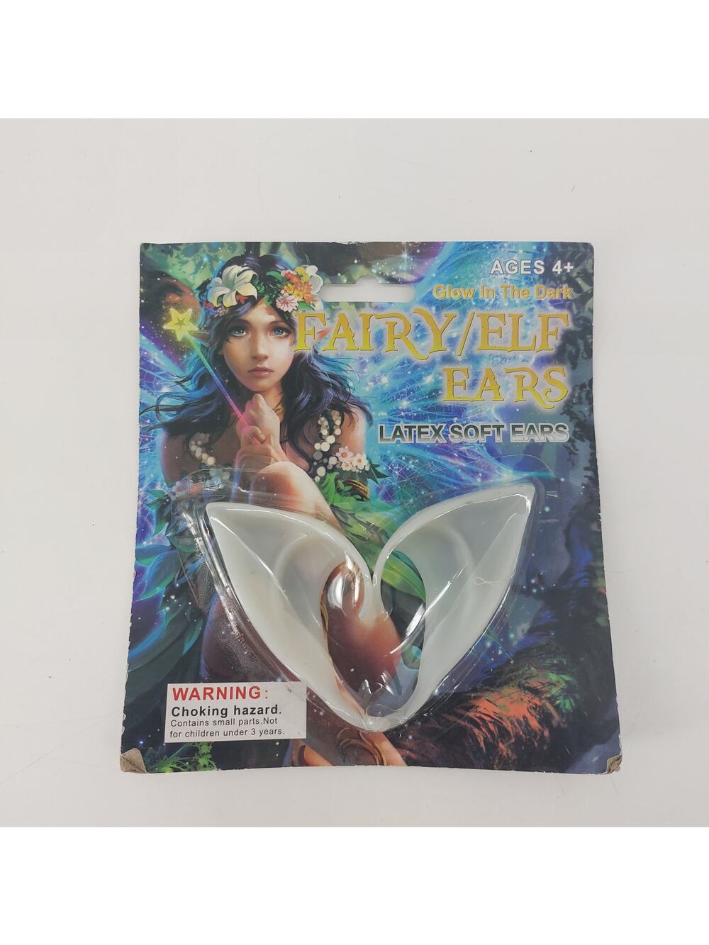 Fairy Elf Ears Latex Soft Ears Glow in the Dark Halloween Cosplay